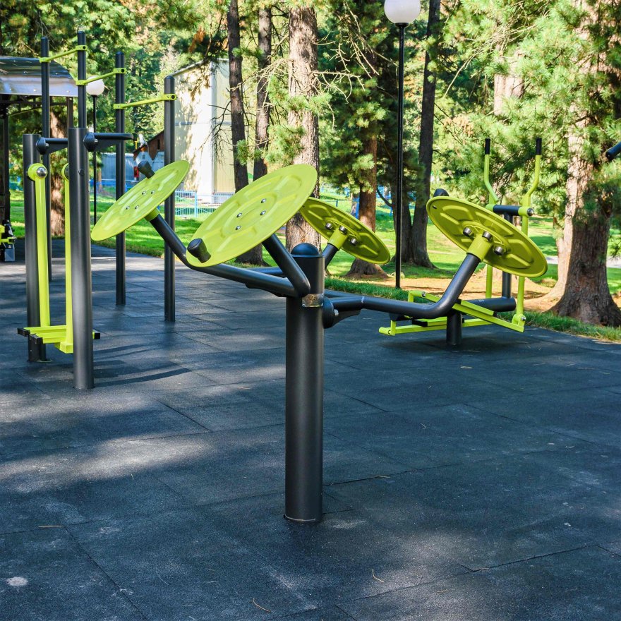 Уличный тренажер  для мышц плечевого пояса (большие тарелки) Smart-1002