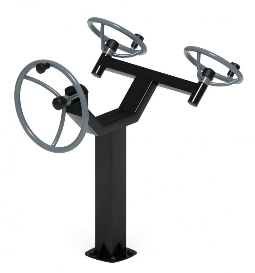 Тренажер для улицы Рули Тренировка 10 (положение сидя) - вид 2