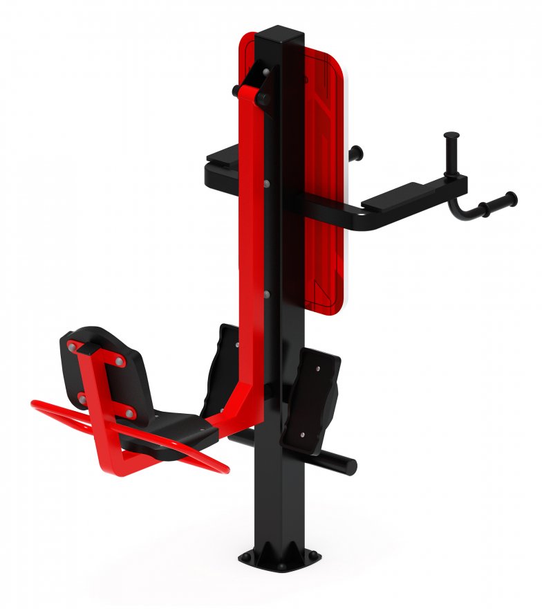 Уличный тренажер Жим ногами + Брусья Тренинг 19 - вид 2