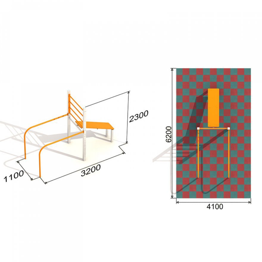 Воркаут ActiSteel S 10