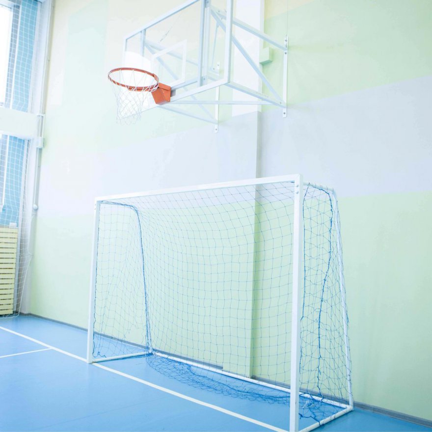 Ворота для мини-футбола и гандбола гандбола, профиль 80х80 мм без сетки - вид 2